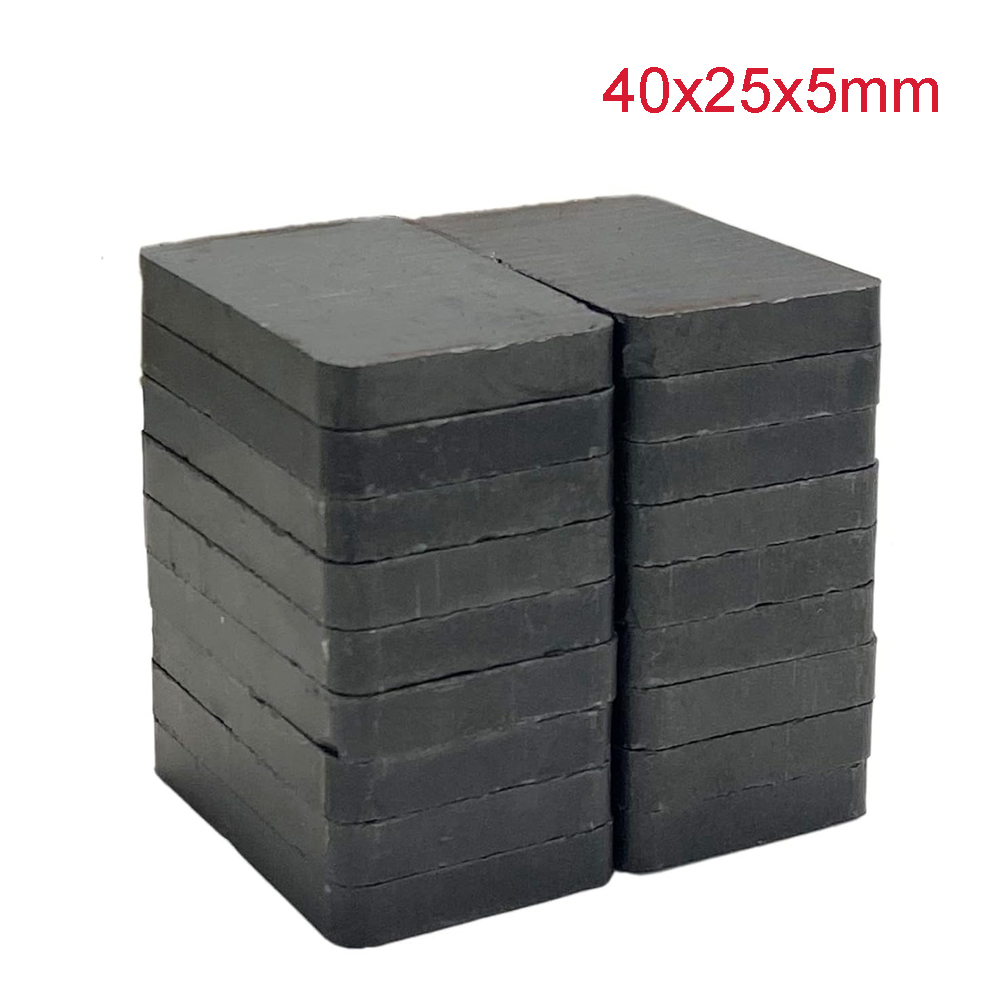Science And Hobby - フェライトセラミックブロック磁石 (40mm) 長方形磁石、グレード 8 - 工芸品、科学、趣味用