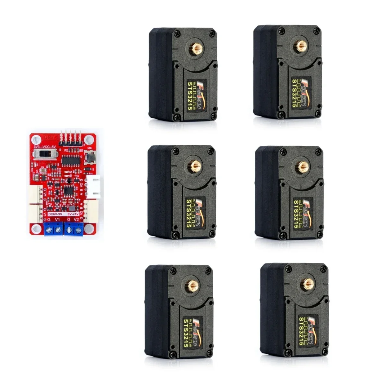 Robot Arm Motor - Feetech STS3215 19KG 7.4V ギア比 1:345