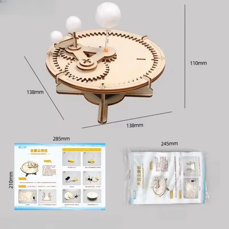  木製太陽系機械模型 DIY 組み立てパズル 天文学 惑星 - Science And Hobby のレビューと価格
