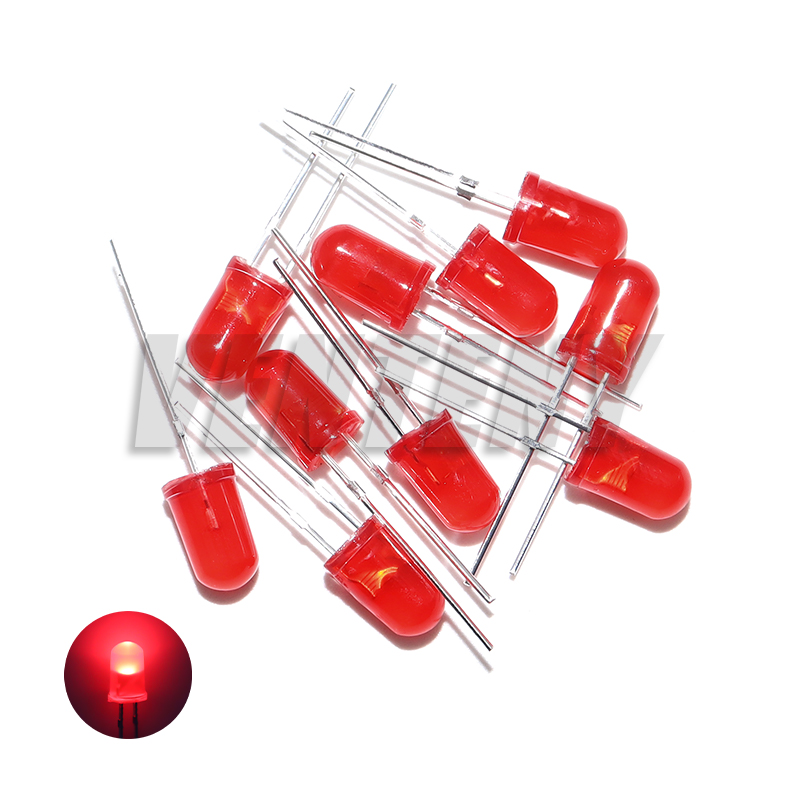 5mm 拡散 LED ダイオードキットランプ発光ダイオード電 - Science And Hobby のレビューと価格