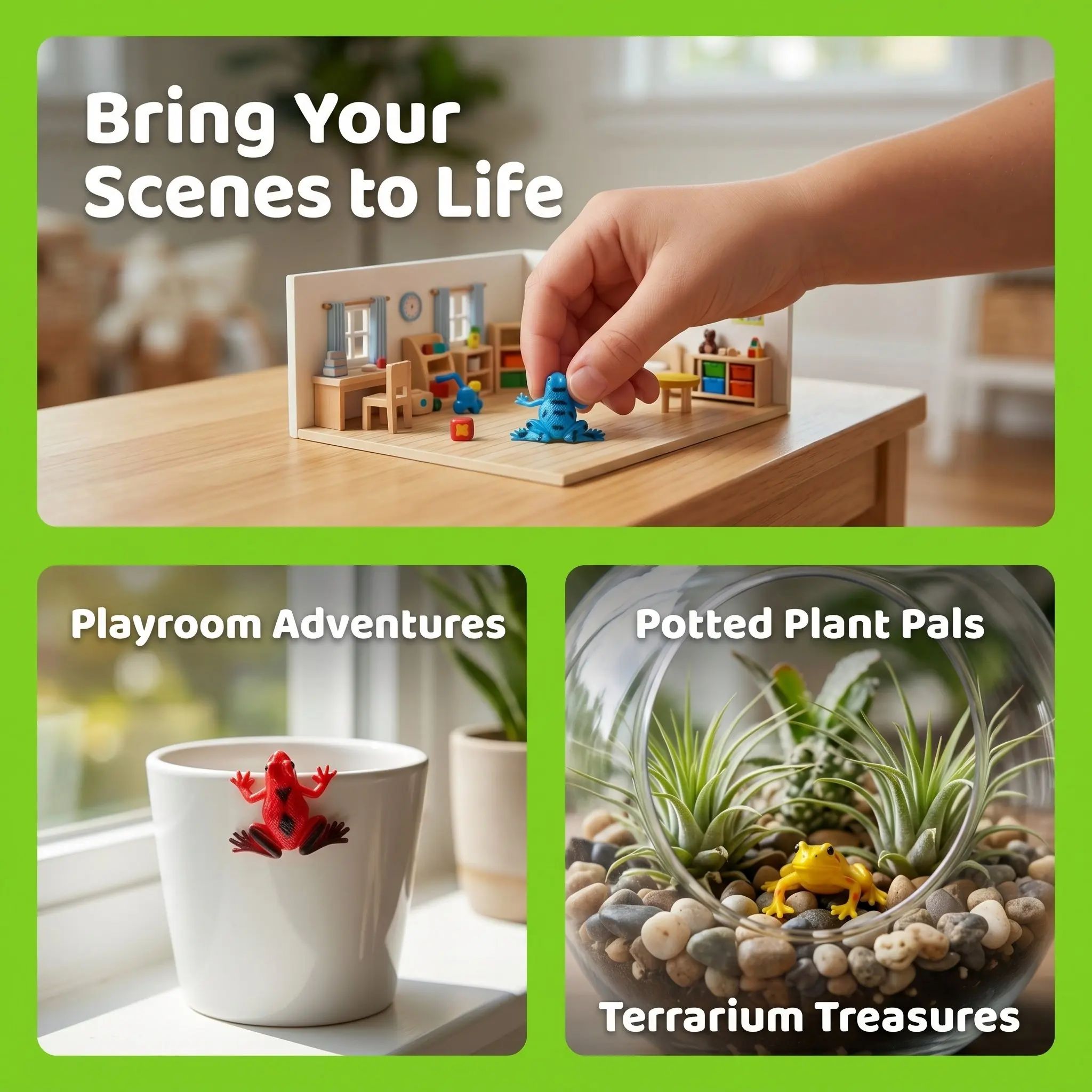 12 個リアルなカエル像子供科学おもちゃ PVC 熱帯ツリー - Science And Hobby のレビューと価格