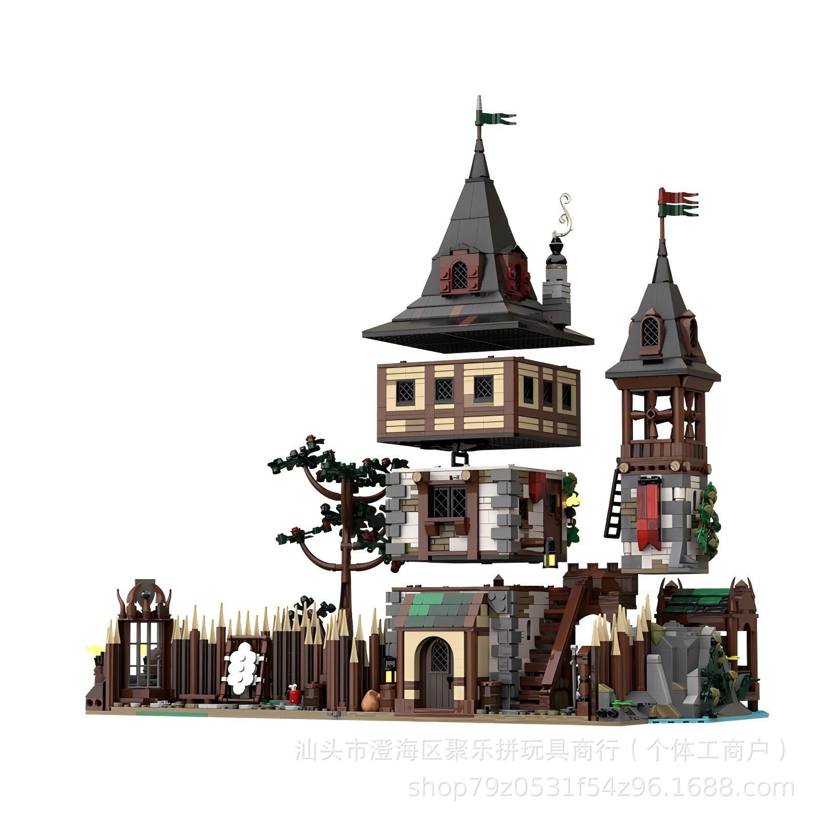MOC ベアキング城モザイクビルディングブロック教育玩具子供 - Science And Hobby のレビューと価格